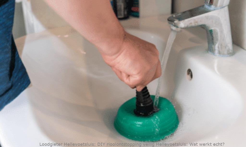 Diy Rioolontstopping Veilig Hellevoetsluis