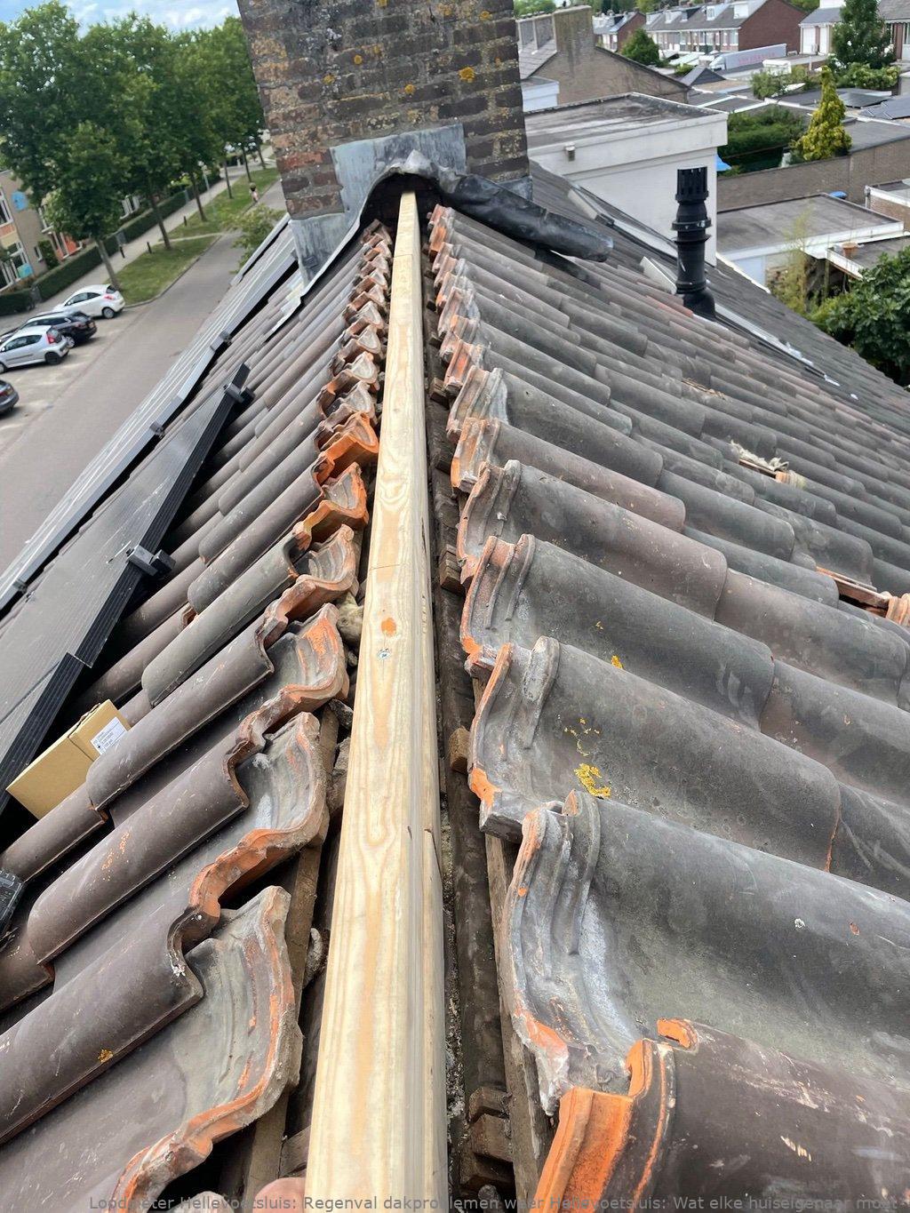 Regenval Dakproblemen Weer Hellevoetsluis